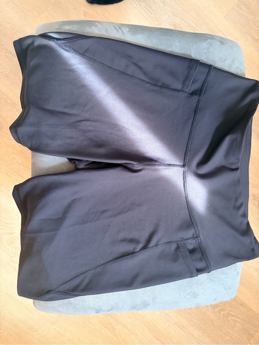 Old Navy Black High-Waist Bike Shorts with Side Pockets